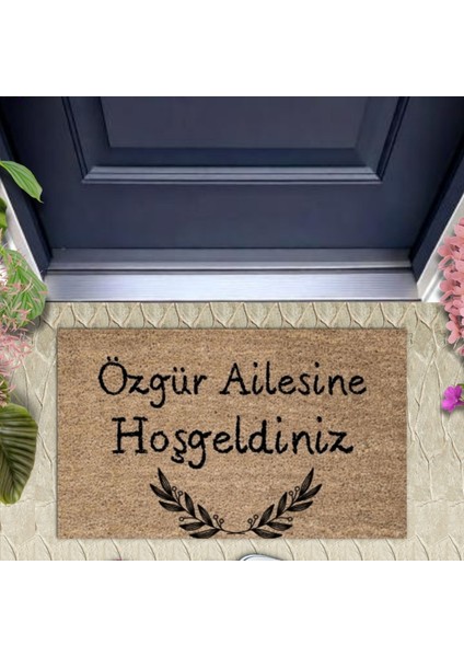 Kapı Önü Paspası Dekoratif Dijital Baskı Kişiye Özel P-2315