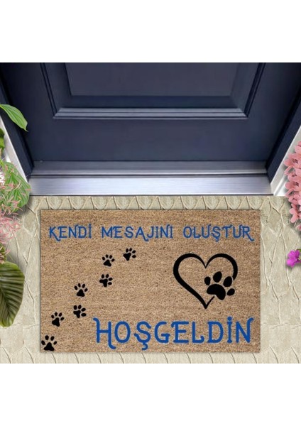 Dijital Baskı Kişiye Özel Iç Kapı Dekorasyon Paspas PS11314