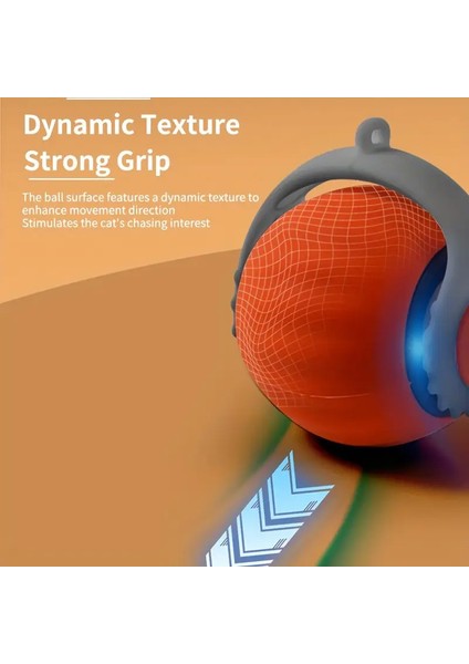 Kedi ve Köpek Için Şarjlı ve Fiber Tüylü Hareket Eden Oyun Topu fırsatları