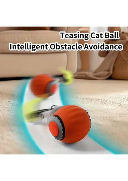 Kedi ve Köpek Için Şarjlı ve Fiber Tüylü Hareket Eden Oyun Topu indirimleri