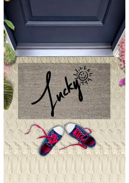 Kapı Önü Paspası Dekoratif Dijital Baskı Lucky P-2361 fiyatları