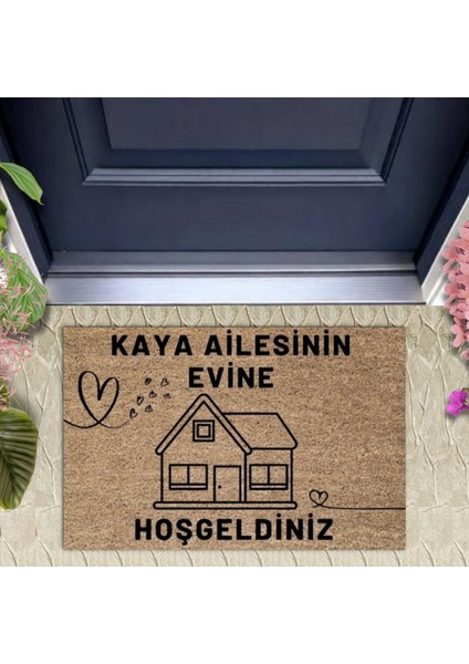 Kapı Önü Paspası Dekoratif Dijital Baskı Kişiye Özel P-2443