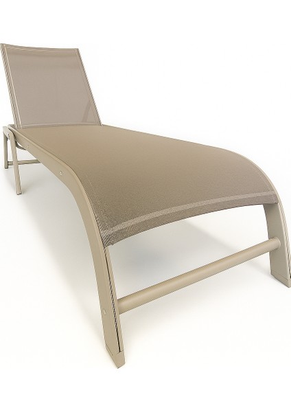 Diamond Cappuccino Alüminyum Lüks Şezlong