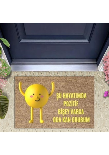 Kapı Önü Paspası Dekoratif Dijital Baskı Pozitif P-2378