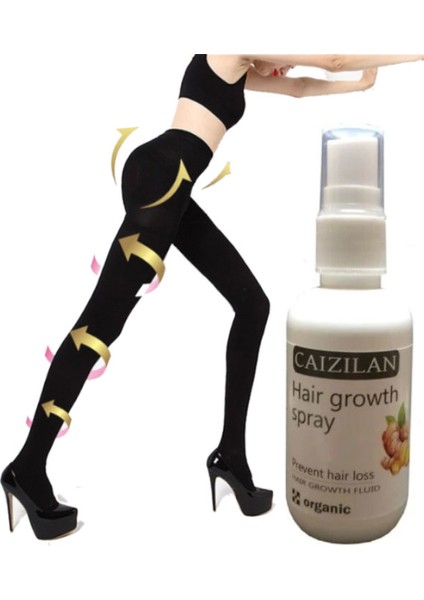50 ml Saçlarınızı Uzatmaya Sprey + (L-XL Beden) Süper Akıllı Mikro Kapsüllü İnceleştirmeye & Biçimlendirmeye Tayt