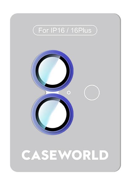 iPhone 16 Uyumlu Alloy Serisi Oleofobik Anti Reflective Kamera Lens Koruyucu Mavi indirimleri