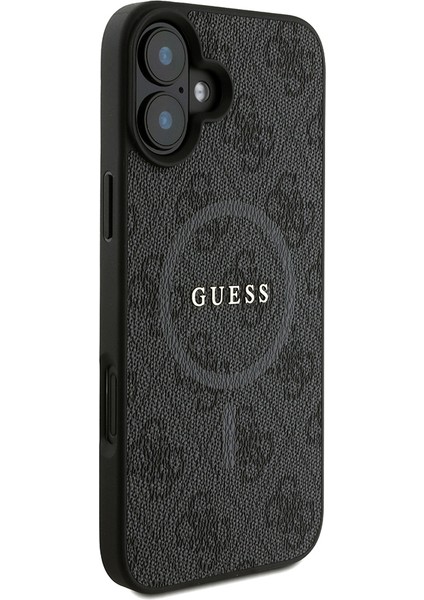 iPhone 16 Plus Uyumlu Kılıf Guess Lisanslı M-Safe Uyumlu Bilek Askı Ipli Yazı Logolu Kapak Siyah fırsatları