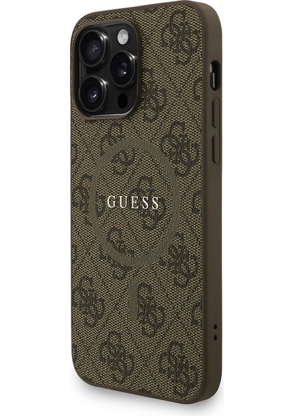iPhone 13 Pro Max Uyumlu Kılıf Guess Lisanslı M-Safe Uyumlu Bilek Askı Ipli Yazı Logolu Kapak Kahve fiyatları