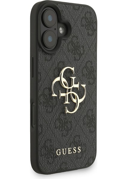 iPhone 16 Plus Uyumlu Kılıf Guess Lisanslı Bilek Askı Ipli Metal 4g ve Yazı Logolu Kapak Siyah fırsatları