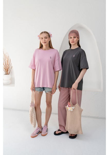 Slow Season Grafikli Oversize T-Shirt