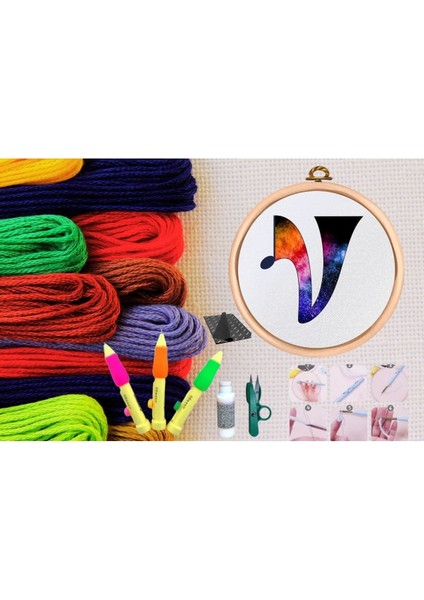 Punch Seti Nakış Seti Kasnaklı Kendin Yap Seti Seri 95