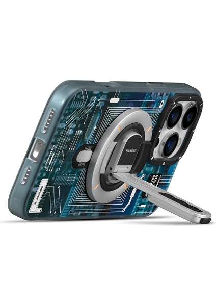 Technology Serisi Telefon ve Tabletler Için Magnetik Ring Stand Beyaz indirimleri