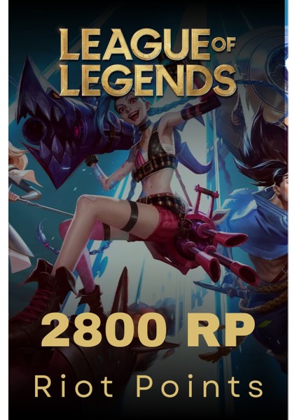 League Of Legends 2800 Rp Riot Cash