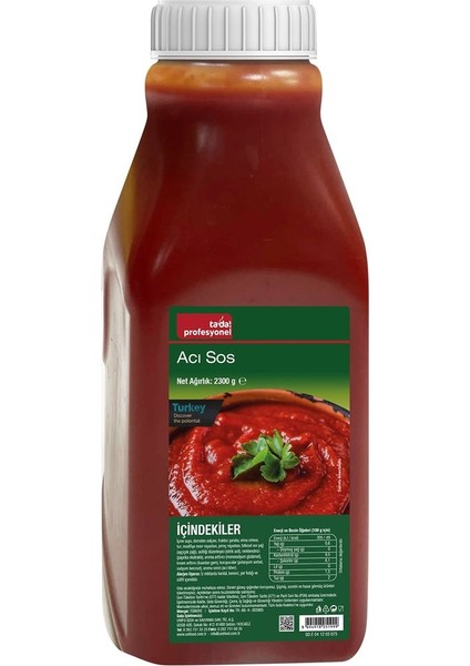 Profesyonel Acı Sos 2,1 Lt x 6 Adet fiyatları