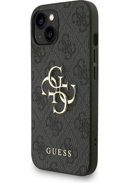 iPhone 14 Uyumlu Kılıf Guess Lisanslı Bilek Askı Ipli Metal 4g ve Yazı Logolu Kapak Siyah fiyatları