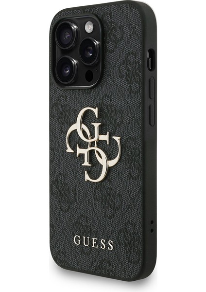 iPhone 13 Pro Max Uyumlu Kılıf Guess Lisanslı Bilek Askı Ipli Metal 4g ve Yazı Logolu Kapak Siyah fiyatları