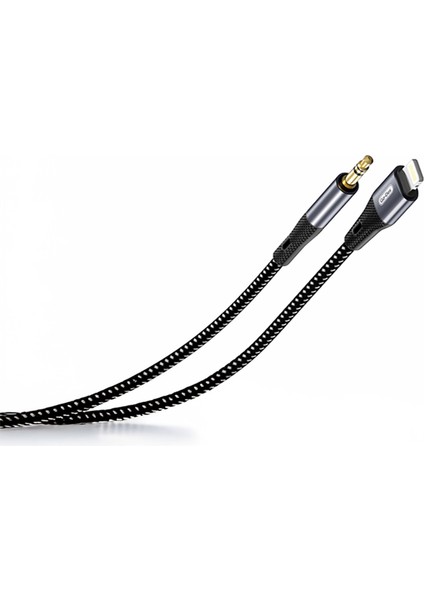 Go Des GAC-167 Lightning To 3.5mm Aux Audio Ses Kablo 1m Siyah