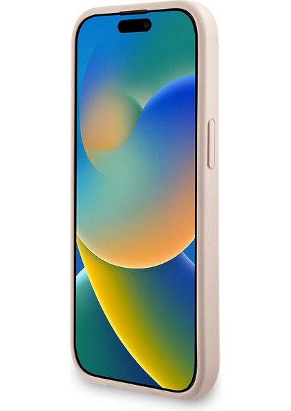 iPhone 14 Uyumlu Kılıf Guess Lisanslı M-Safe Uyumlu Bilek Askı Ipli Yazı Logolu Kapak Pembe indirimleri