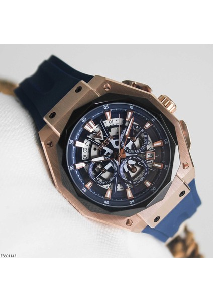 FS601143 Silikon Kordonlu Erkek Kol Saati