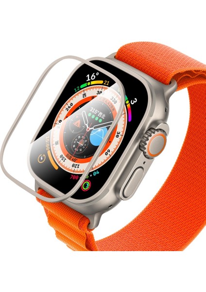 Watch Ultra 49MM Uyumlu Temperli Cam Ekran Koruyucu Alloy Serisi Safir Titanyum fırsatları