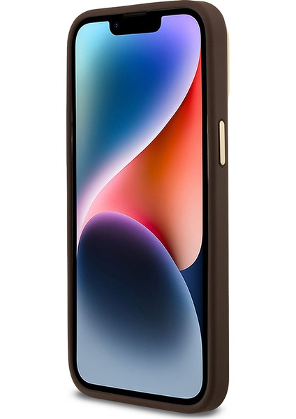 iPhone 13 Pro Max Uyumlu Kılıf Guess Lisanslı Metal 4g ve Yazı Logolu Kamera Standlı Kapak Kahve indirimleri