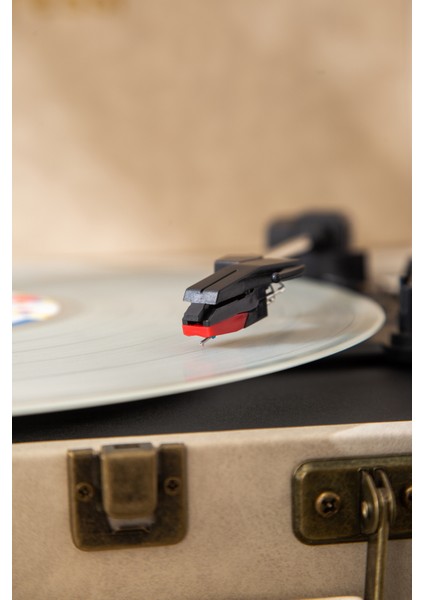 Dahili Hoparlörlü Pikap Müzik Kutusu Usb+Rca+Bluetooth FR-P101 Zenitte indirimleri
