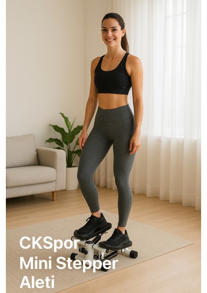 Fitness Twister Stepper Step Aleti Ipli Egzersiz Aleti Siyah