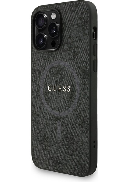 iPhone 14 Pro Max Uyumlu Kılıf Guess Lisanslı M-Safe Uyumlu Bilek Askı Ipli Yazı Logolu Kapak Siyah fiyatları