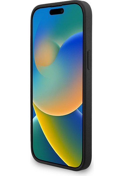iPhone 14 Pro Max Uyumlu Kılıf Guess Lisanslı M-Safe Uyumlu Bilek Askı Ipli Yazı Logolu Kapak Siyah indirimleri