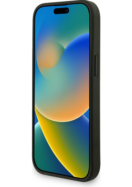 iPhone 14 Uyumlu Kılıf Guess Lisanslı M-Safe Uyumlu Bilek Askı Ipli Yazı Logolu Kapak Siyah indirimleri