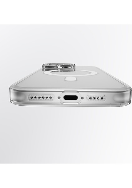 iPhone 16 Uyumlu Kılıf M-Safe Şarj Özellikli Youngkit Ice Serisi Kapak Şeffaf fiyatları