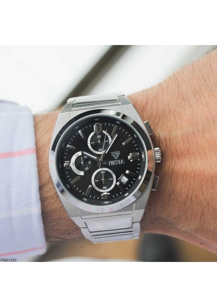 FS601203 Çelik Kordonlu Erkek Kol Saati