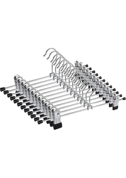Mandallı Pantolon Askısı Etek Askısı 40 cm Metal (10 Adet) modelleri