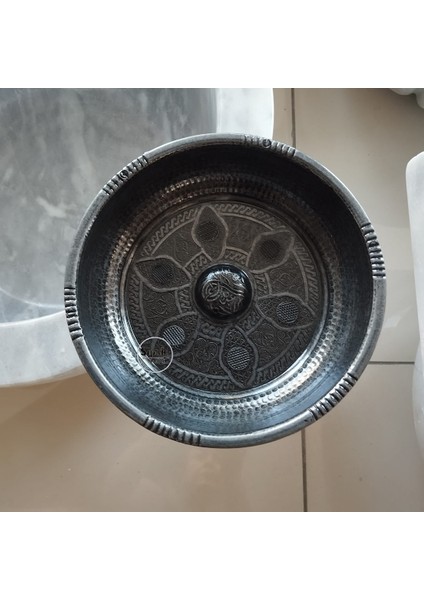 Siyah Kaplama Osmanlı Hamam Tası - Pirinç fırsatları