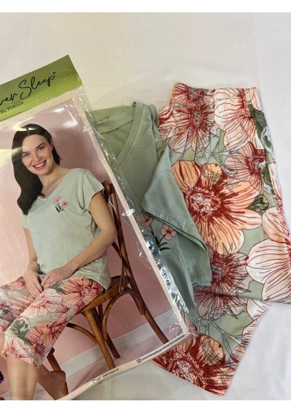 Oversleep By Poleren Yazlık Kadın Pijama Takımı modelleri