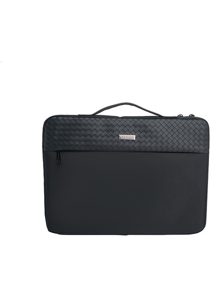 LB555 Voyagers Serisi 1200D 13-14 Inç Laptop Çantası Siyah Notebook Çantası