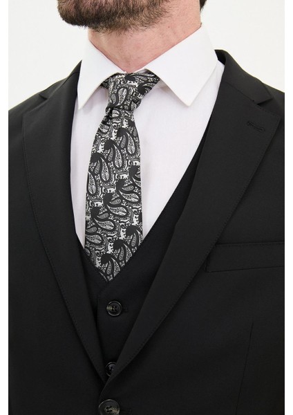 Düz Slim Fit Mono Yaka Klasik Yün Erkek Takım Elbise 45345 fırsatları