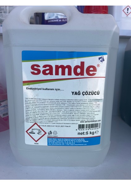 Yağ Çözücü 5 kg