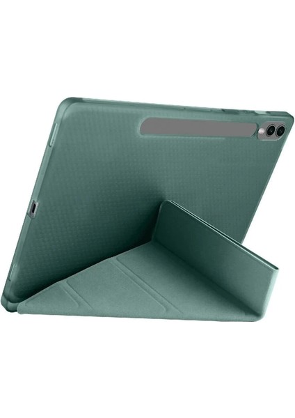 Samsung Galaxy X610 Tab S9 Fe Plus 12.4 Kılıf Kalemlikli Mars Tablet Kılıfı - Koyu Yeşil fiyatları