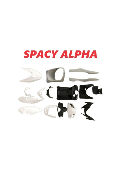 Honda Spacy Alpha Kaporta Seti Beyaz