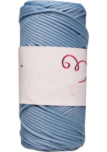 Makrome İpi 3mm Polyester Mavi
