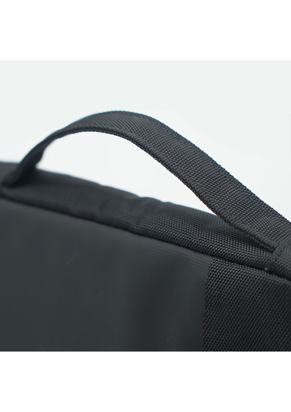 LB576 Creator Serisi Darbe Emici Polyester Kumaş 15-16 Inç Laptop Çantası Siyah Notebook Çantası modelleri