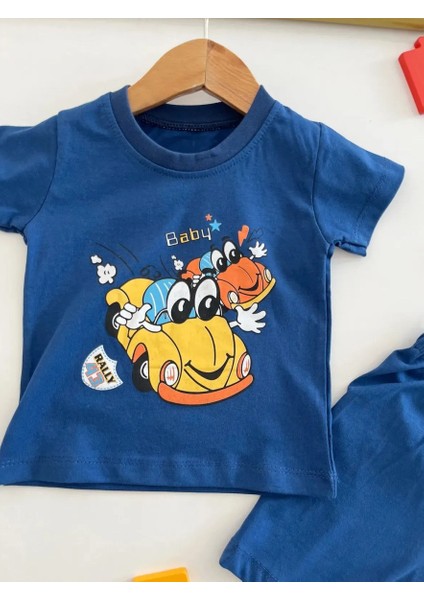 Baby Rally Mavi Erkek Alt-Üst Takım %100 Pamuk fiyatları