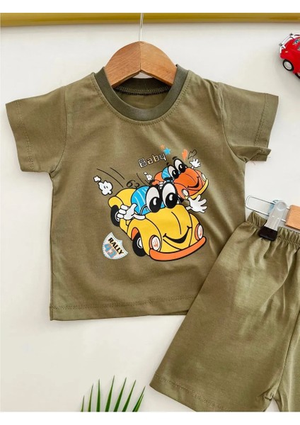 Baby Rally Haki Erkek Alt-Üst Takım %100 Pamuk fiyatları