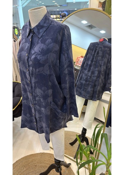 Çicek Desenli Tunik 7109 Lacivert fırsatları