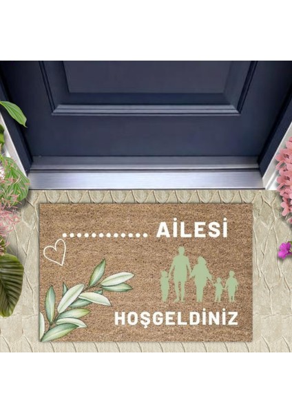 Dijital Baskı Kişiye Özel Iç Kapı Dekorasyon Paspas PS11283