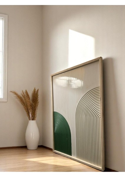 Çok Renkli Ahşap Bohem Tarz Bel Çerçevesi, Şık ve Modern Dekorasyon Parçası