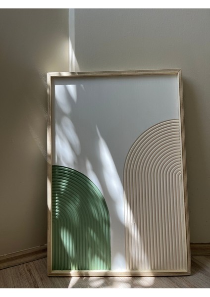 Çok Renkli Ahşap Bohem Tarz Bel Çerçevesi, Şık ve Modern Dekorasyon Parçası fırsatları