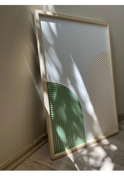 Çok Renkli Ahşap Bohem Tarz Bel Çerçevesi, Şık ve Modern Dekorasyon Parçası indirimleri