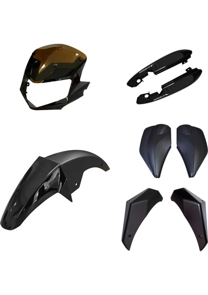 Mondial Mh Drift 125 Kaporta Seti Siyah 5 Parça